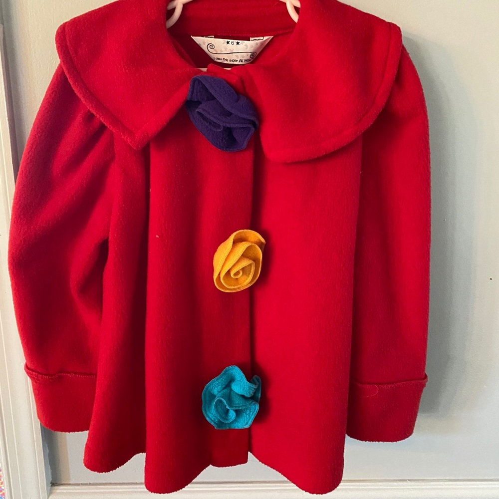 Ali Mac fleece coat size 6